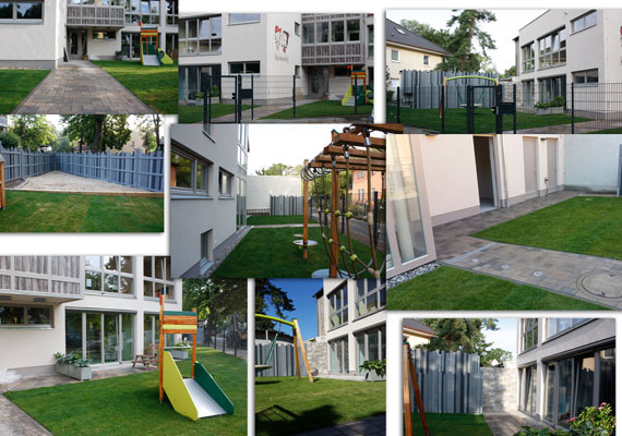 Neubau der Kita Knirpsentreff in Pankow nach Ferigstellung